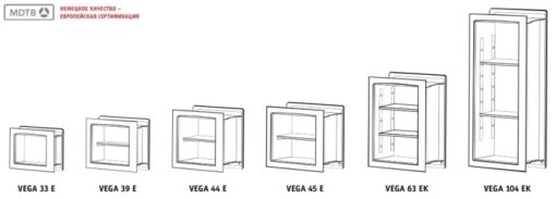 Макеты сейфов MDTB серии EK VEGA