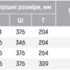 Таблица размеров сейфов GRIFFON MSR