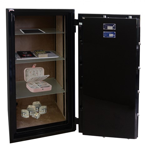 Огневзломостойкий сейф GRIFFON CLE III.125.E COMBI GLOSS BLACK